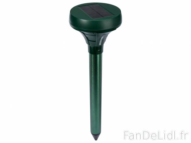 Anti-taupe solaire , le prix 11.99 € 
- Env. 50,9 cm
- Fonctionne à l’énergie ...