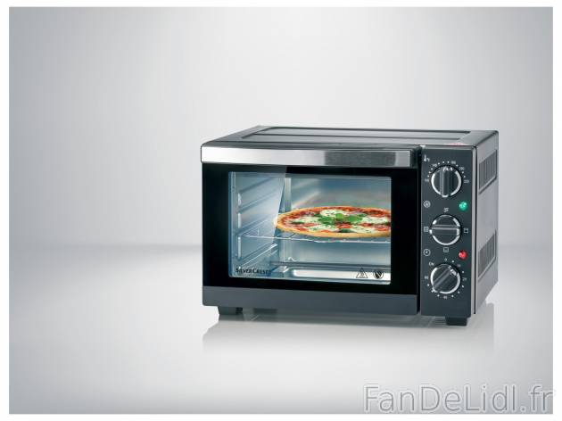Mini-four Silvercrest, le prix 34.99 € 
- POUR CUIRE, RÉCHAUFFER ET GRILLER
- ...