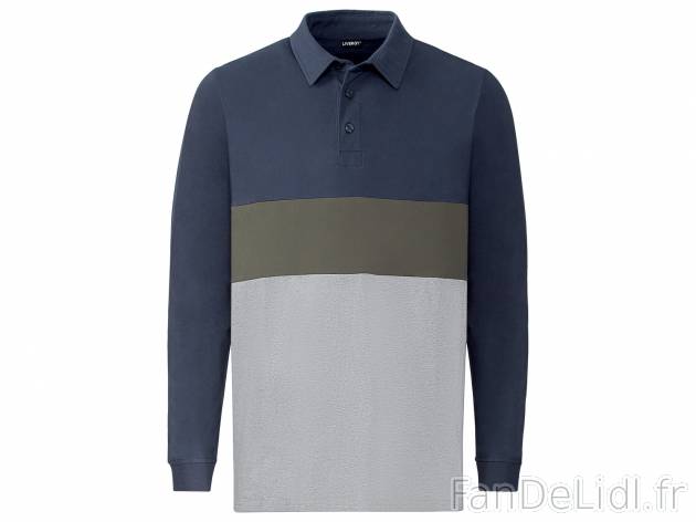 Polo homme , le prix 7.99 € 
- Du S au XL selon modèle.
- Ex. 73 % coton et ...