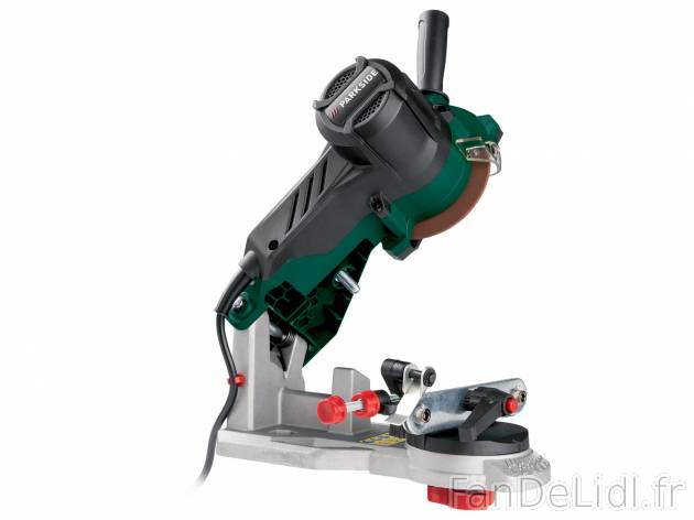 Affûteuse de chaînes Parkside, le prix 24.99 € 
- POUR TOUS LES TYPES DE CHAÎNES ...
