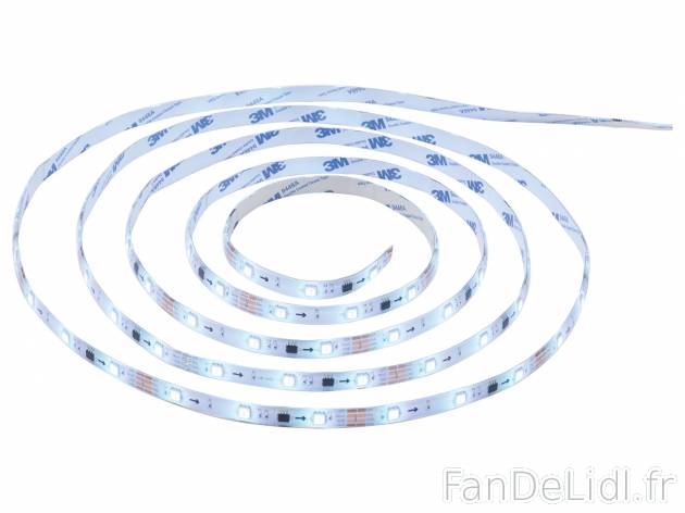 Ruban LED , le prix 19.99 € 
- 166 effets lumineux avec changement de couleur ...