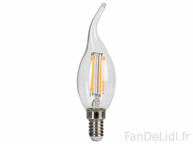 Ampoule LED à filament , le prix 1.99 € 
- 4,7 W
- 470 lumen
- Au choix : ...