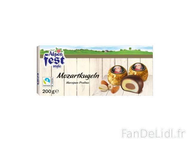 Bouchée de massepain amande et pistache  chez , le prix 2.19 €