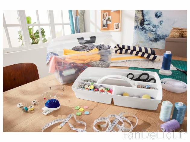 Boîte de rangement , le prix 6.99 € 
- Env. 11 L
- Env. 39 x 24 x 20 cm (L ...
