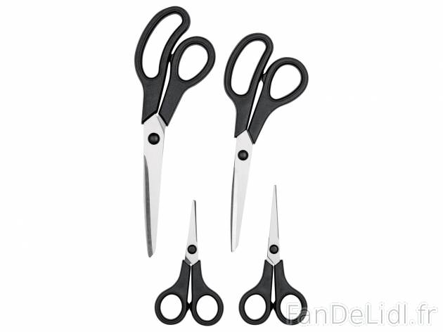 Set de ciseaux , le prix 2.99 € 
- 4 pièces : ciseaux de couture, ciseaux de ...