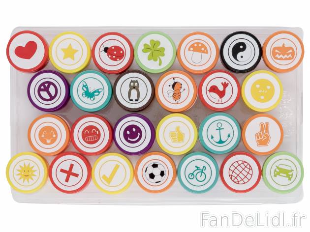 Matériel de loisirs créatifs , le prix 4.99 € 
Au choix : 
- Tampons à motif
- ...