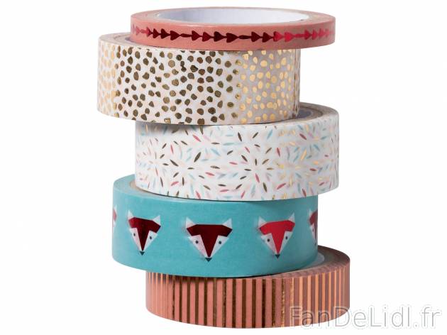Set ou matériel de création , le prix 4.99 € 
Au choix : 
- Washi tape : 5 ...