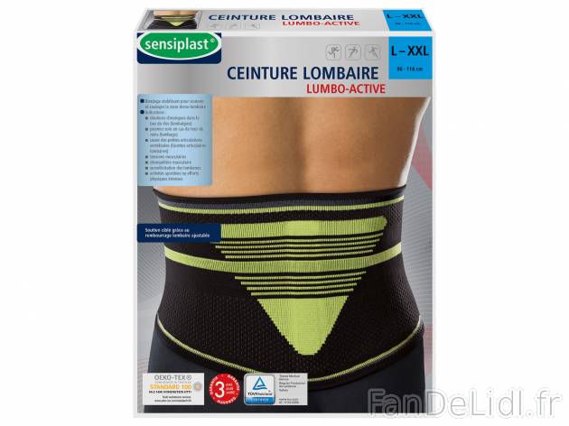 Ceinture lombaire , le prix 19.99 € 
- Du M-L au L-XXL
- Bandage stabilisant ...