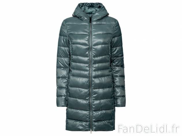 Doudoune longue légère femme , le prix 19.99 € 
- Du 38 au 48 selon modèle.
- ...
