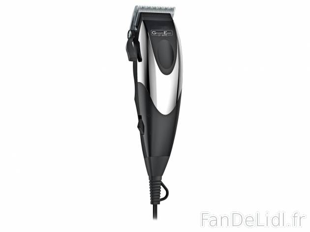 Tondeuse à cheveux Groom Ease by Wahl, le prix 16.99 € 
- 9 W
- Tête de coupe ...