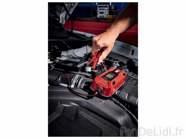 Chargeur pour batterie de voiture , le prix 14.99 € 
- 4 programmes pour s’adapter ...