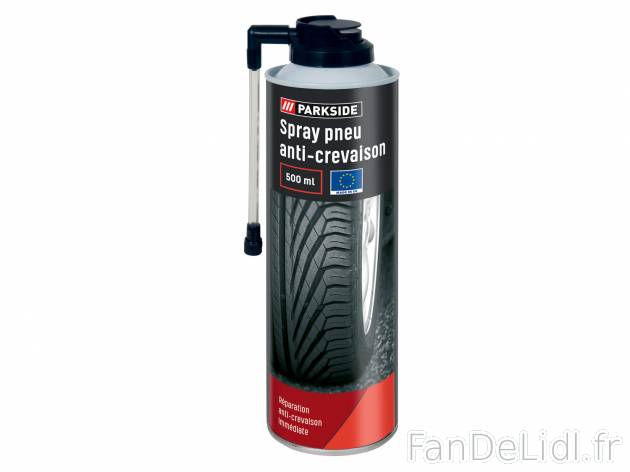 Bombe anti-crevaison , le prix 4.99 € 
- Env. 500 ml
- Résiste aux intempéries
- ...