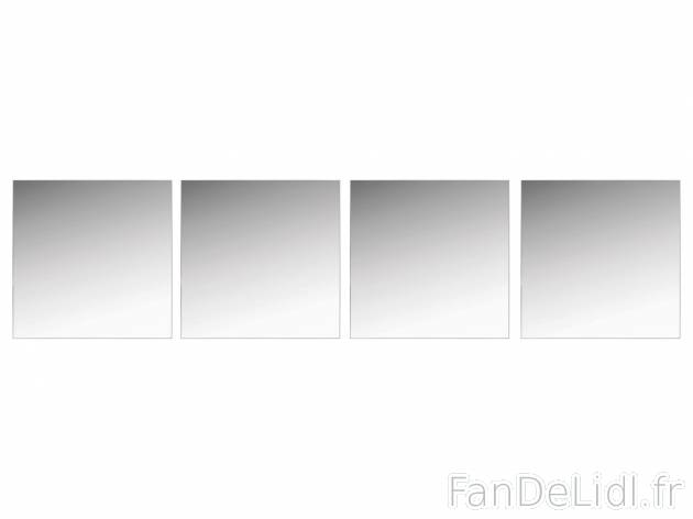 Set de miroirs carrés , le prix 6.99 € 
- Env. 28 x 28 x 0,3 cm chacun
- Set ...