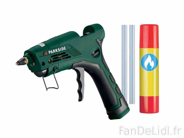 Pistolet à colle au gaz , prezzo 21.99 € per L&apos;unité 
- Etrier rabattable
- ...