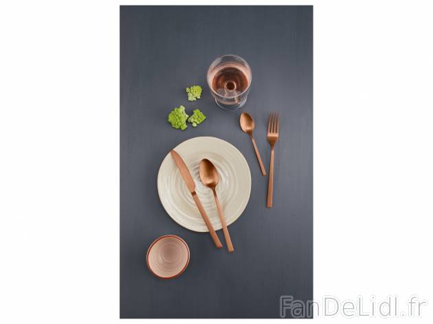 Couverts en acier inoxydable , le prix 17.99 € 
- Set de 16 : 4 fourchettes, ...