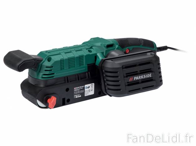 Ponceuse à bande Parkside PBS 900 C3, le prix 44.99 € 
- 900 W
- Raccord pour ...