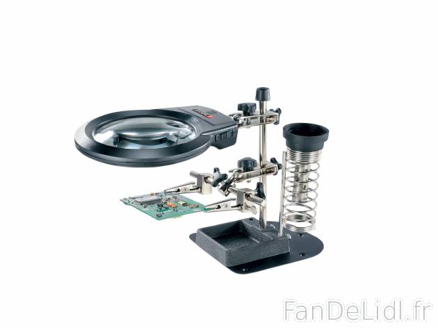 Loupe à LED pour travaux de précision , le prix 5.99 € 
- Support pour fer ...