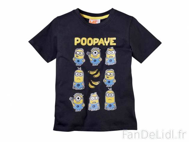 T-shirt garçon Minions , prezzo 3.99 &#8364; per L&apos;unité au choix ...
