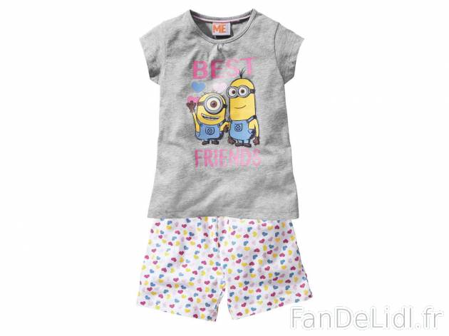 Pyjashort fille Minions , prezzo 5.99 &#8364; per L&apos;ensemble au choix ...