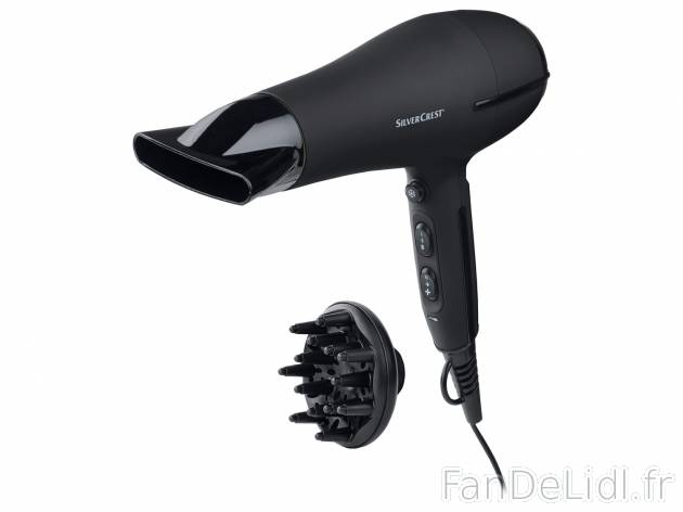Sèche-cheveux ionique , le prix 17.99 € 
- Max. 2 300 W
- Concentrateur fin
- ...