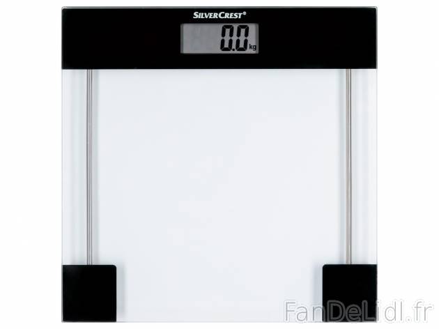 Pèse-personne en verre , le prix 7.99 € 
- Env. 30 x 2,3 x 30 cm (l x h x p)
- ...
