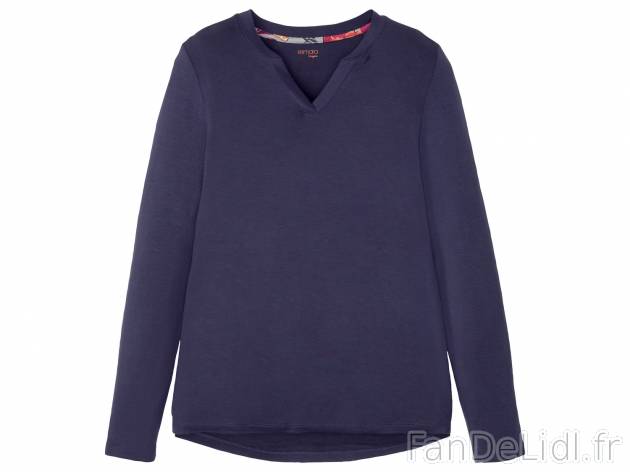 Pyjama femme , le prix 9.99 € 
- Du S au XL selon modèle.
- Ex. 95 % viscose ...