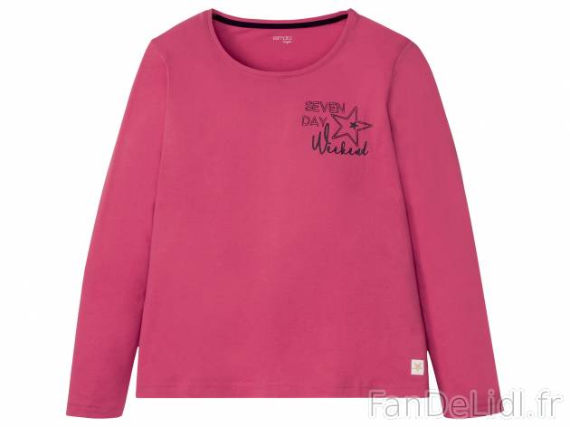 T-shirt de nuit femme , le prix 4.99 € 
- Du S au XL selon modèle.
- Ex. 90 ...