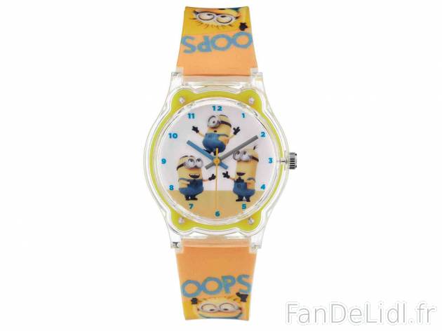 Montre Minions , prezzo 6.99 &#8364; per L&apos;unité au choix 
&nbsp;&nbsp;&nbsp;&nbsp;- ...