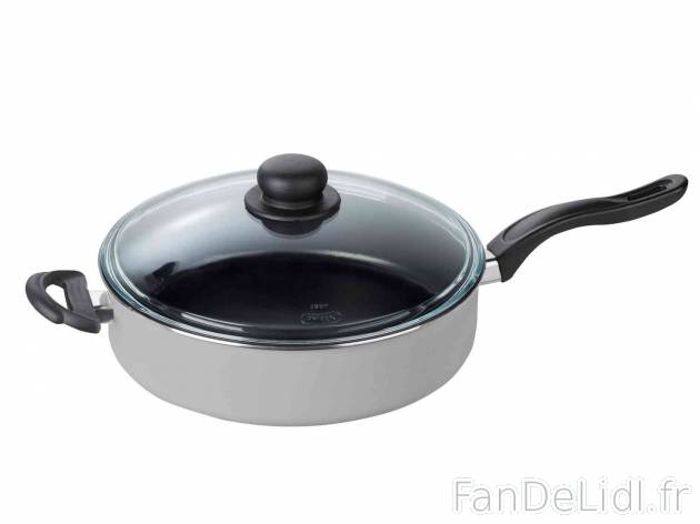 Sauteuse en aluminium , prezzo 11.99 € per L&apos;unité au choix 
- Couvercle ...