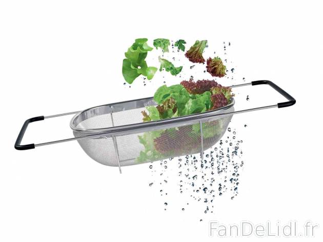Passoire d’évier , prezzo 6.99 € per L&apos;unité 
- Cadre extensible ...
