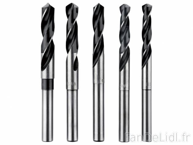 Set de forets hélicoïdaux , le prix 9.99 € 
- Pour l’acier non allié (par ...