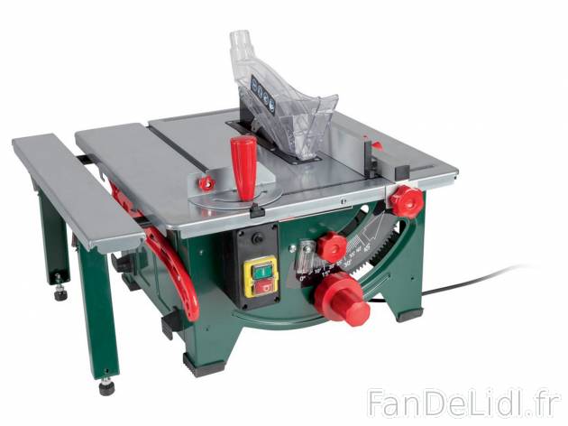 Scie circulaire à table mobile Parkside, le prix 79.99 € 
- Env. 1 200 W
- ...