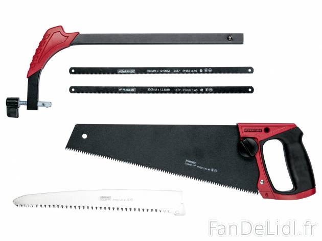 Scie multifonction Powerfix Profi, le prix 9.99 € 
- Set de 6
- Cadre en acier ...