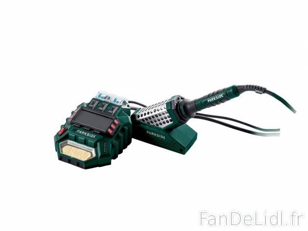 Station de soudage numérique Parkside, le prix 14.99 € 
- Utilisation polyvalente ...