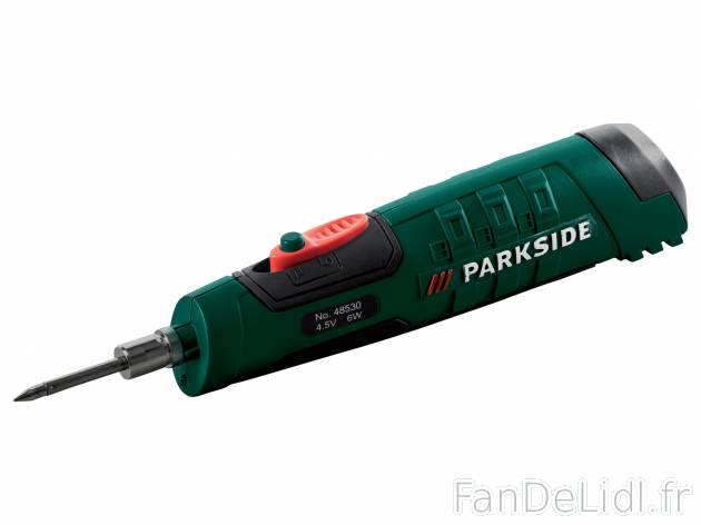 Fer à souder sans fil Parkside, le prix 7.99 € 
- Env. 6 W
- Pour l&apos;électronique, ...