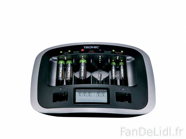Chargeur rapide , le prix 15.99 € 
- Adapté aux piles rechargeables Ni-MH et ...