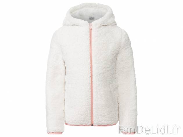 Veste polaire fille , le prix 8.99 € 
- Du 122 au 164 cm selon modèle.
- Ex. ...