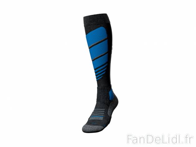 Chaussettes de ski homme , le prix 5.99 € 
- Du 35/36 au 45/46 selon modèle
- ...