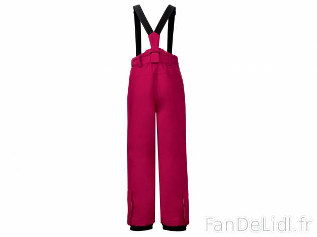Pantalon de ski fille , le prix 14.99 € 
- Du 122/128 au 158/164 selon modèle.
- ...