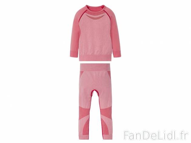 Sous-vêtements de ski fille , le prix 7.99 &#8364; 
- Du 86/92 au 122/128 selon ...