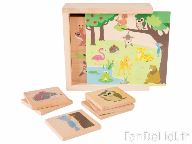 Jeu en bois , le prix 4.99 &#8364; 
- D&egrave;s 2 ans
- Au choix : Jeu ...