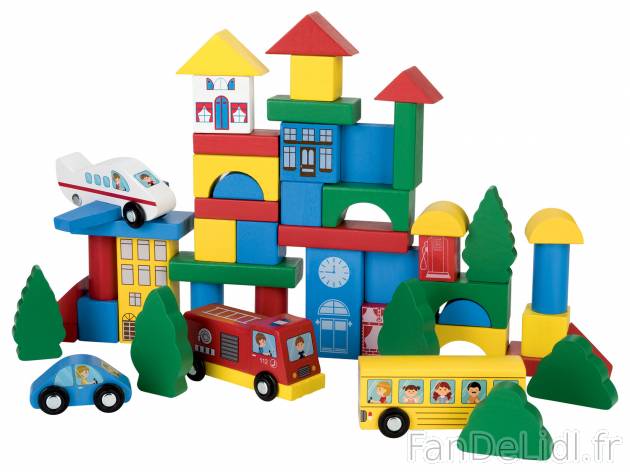 Jeu ou blocs de construction en bois , le prix 7.99 &#8364; 
- D&egrave;s ...