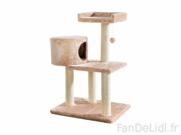 Arbre à chat beige , prezzo 31.99 € per L&apos;unité 
- Env. 60 x 80 x ...