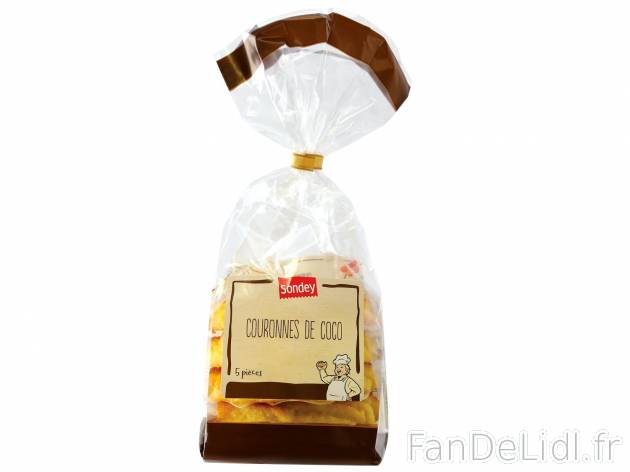 Couronnes ou macarons à la noix de coco , prezzo 1.39 € per 300/350 g au choix