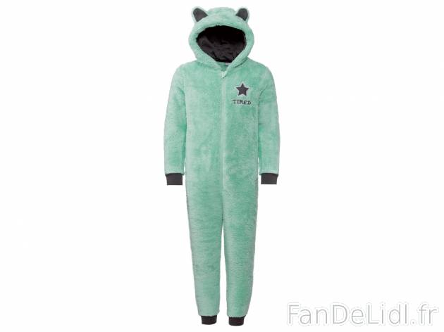 Combinaison en peluche enfant , le prix 8.99 € 
- Du 122/128 au 146/152 selon ...