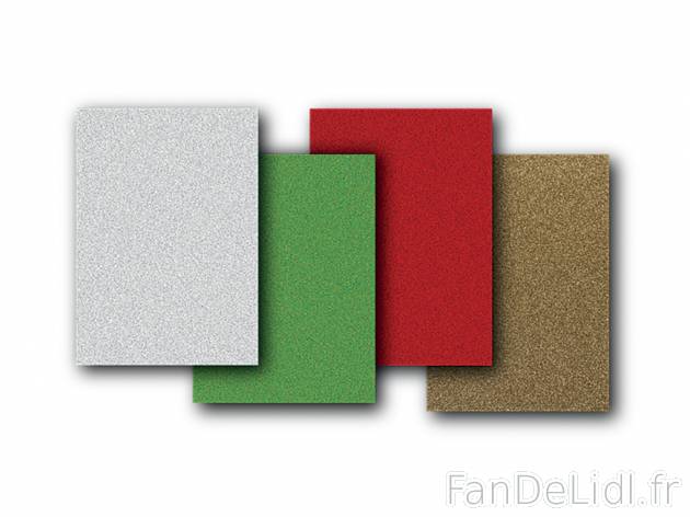 Matériel de création à paillettes , le prix 3.99 € 
- 4 feuilles
- Carton ...