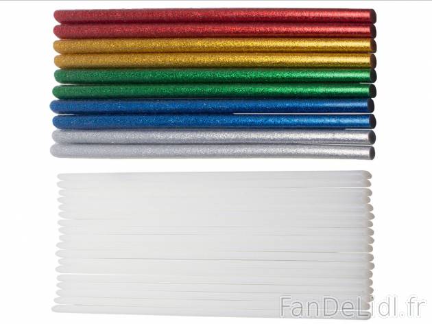 Bâtons de colle , le prix 2.99 € 
- Lot de 10 ou lot de 18
- Compatibles avec ...