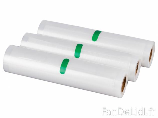 Rouleaux de film pour appareil de mise sous vide chez , le prix 5.99 € 
- Au ...