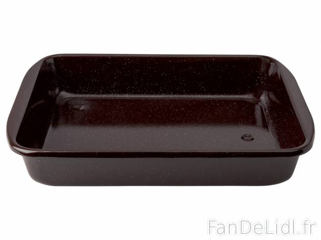 Moule à four émaillé , le prix 15.99 €  
-  Env. 42 x 33 x 7 cm