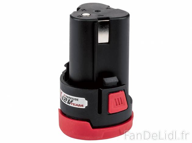Batterie 2 Ah Parkside, X12VTeam , le prix 11.99 € 
- 12 V • 2 Ah
- Technologie ...